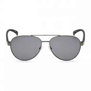KENNETH COLE KC1318-5808A Herren-Sonnenbrille - Klassischer rechteckiger Metallrahmen mit UV400-Schutz (58/15/140 mm)
