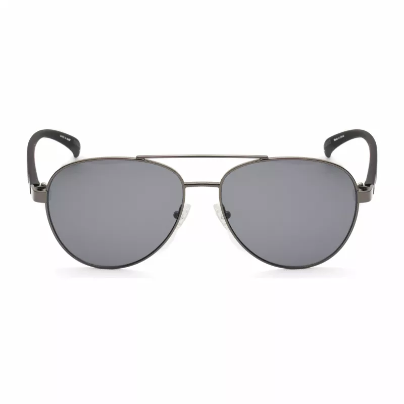KENNETH COLE KC1318-5808A Herren-Sonnenbrille - Klassischer rechteckiger Metallrahmen mit UV400-Schutz (58/15/140 mm)
