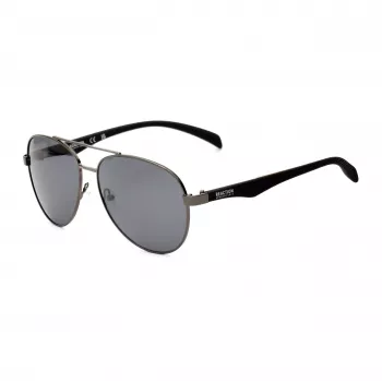 KENNETH COLE KC1318-5808A Herren-Sonnenbrille - Klassischer rechteckiger Metallrahmen mit UV400-Schutz (58/15/140 mm)