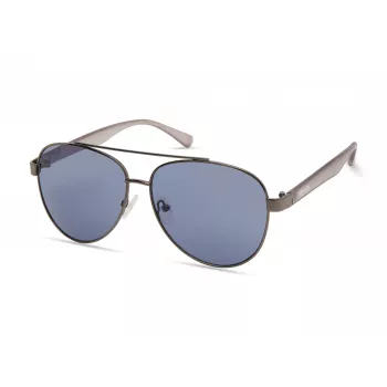 KENNETH COLE KC1394-5908V Herren-Sonnenbrille - Schwarzer Rahmen, graue Gläser, 59 mm