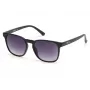 KENNETH COLE KC1414-5402B Herren Rechteck-Sonnenbrille - Schwarzer Rahmen Graue Gläser 55/18/145 mm UV400