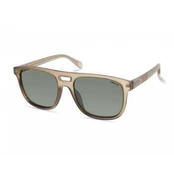 KENNETH COLE KC2975-5458N Herren-Sonnenbrille - Schwarzer Rahmen, graue Gläser, 54 mm