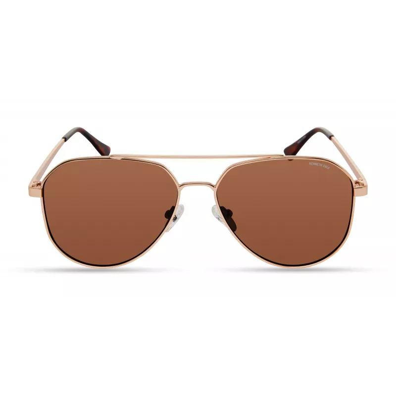 Kenneth Cole KC3009-5932E Herren Rechteckige Acetat-Sonnenbrille - Havana/Braun - 59/15/145 mm - UV400
