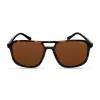Kenneth Cole KC3013-5752E Herren-Sonnenbrille - Schwarzer Rahmen, Graue Gläser, 57 mm