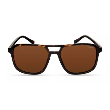 Kenneth Cole KC3013-5752E Herren-Sonnenbrille - Schwarzer Rahmen, Graue Gläser, 57 mm