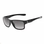 KENNETH COLE MAN KC1246-5801B Sonnenbrille - Glänzend schwarzer Rahmen, graue Polycarbonat-Gläser, 58 mm