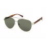 KENNETH COLE MAN KC1394-5932N Sonnenbrille - Grauer Acetat-Rechteckrahmen mit grauen Polycarbonatgläsern - 59 mm Glasbreite - UV400-Schutz