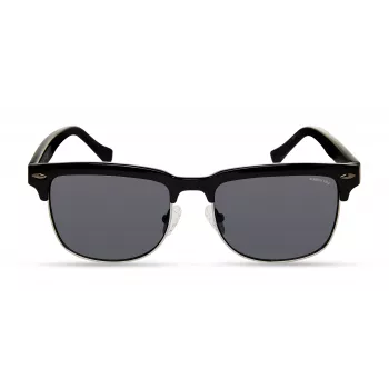 KENNETH COLE MAN KC2972-5301A Sonnenbrille 53/18/145 mm Schwarzer quadratischer Rahmen Graue Gläser