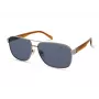 KENNETH COLE MAN KC2987-6310V Rechteckige Sonnenbrille - Schwarzer Acetatrahmen, rauchgraue Polycarbonatgläser, UV400-Schutz, 63/15/140 mm
