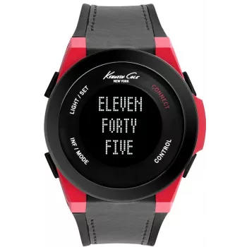 KENNETH COLE Herren Analog-Quarzuhr 10022807 47mm Schwarz Edelstahl