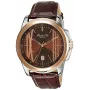 KENNETH COLE Herren Automatik-Skeletonuhr IKC8096 - 44mm Edelstahlgehäuse, schwarzes Lederband