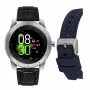 KENNETH COLE Herren Automatik Skelettuhr KCWGD2174061 - 45mm Edelstahlgehäuse, braunes Lederband