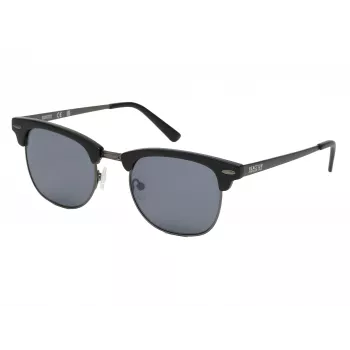 Kenneth Cole Herren-Sonnenbrille KC1330-5002X Rechteckig - Schwarzer Rahmen Graue Gläser UV400