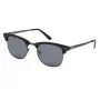 Kenneth Cole Herren-Sonnenbrille KC1330-5002X Rechteckig - Schwarzer Rahmen Graue Gläser UV400