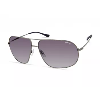 Kenneth Cole Herren-Rechteck-Sonnenbrille KC2984-6709B - Schwarzer Rahmen, Rauchgraue Gläser