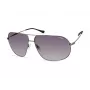 Kenneth Cole Herren-Rechteck-Sonnenbrille KC2984-6709B - Schwarzer Rahmen, Rauchgraue Gläser
