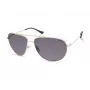 Kenneth Cole Herren Rechteck-Sonnenbrille KC2971-6032A - Schwarzer Rahmen, Graue Gläser, 60 mm