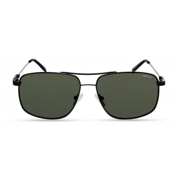 Kenneth Cole Herren-Sonnenbrille KC2969-5902N - Schwarzer Rahmen, graue Gläser, UV400-Schutz
