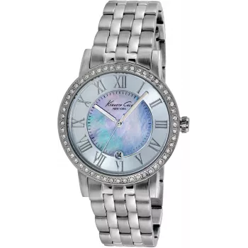 Kenneth Cole Damenuhr IKC4973 36mm Edelstahl mit roségoldfarbenem Mesh-Armband