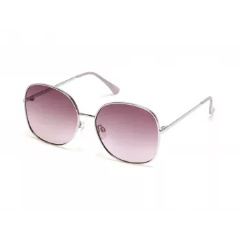 KENNETH COLE Damen-Rechteck-Sonnenbrille KC2978-6010Z Schwarzer Rahmen Graue Gläser 60mm