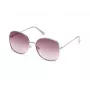 KENNETH COLE Damen-Rechteck-Sonnenbrille KC2978-6010Z Schwarzer Rahmen Graue Gläser 60mm