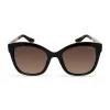 KENNETH COLE Damen-Sonnenbrille KC2965-5401F - Geometrischer Acetatrahmen mit grauen Gradientengläsern - 54 mm