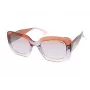 KENNETH COLE Damen-Sonnenbrille KC2966-5383Z Schwarzer Acetat-Rechteckrahmen Grau Verlaufsglas 53mm
