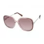 Kenneth Cole Damen-Sonnenbrille KC2981-5678Z - Rechteckiger Acetatrahmen mit grau getönten Gläsern - 56/17/145 mm