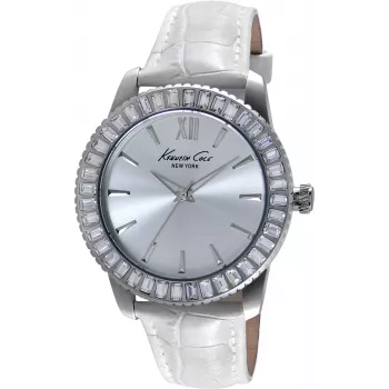 KENNETH COLE Damenuhr IKC2849 40mm Silber Edelstahl Mesh