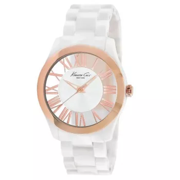 KENNETH COLE Damenuhr IKC4860 40mm Roségold Edelstahl-Mesh