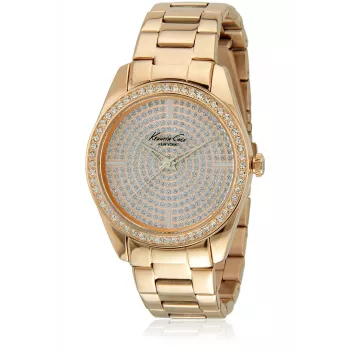 KENNETH COLE Damenuhr IKC4958 40mm Roségold Edelstahl Mesh-Armband