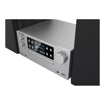 Kenwood M-925DAB-S Home Audio Micro System 50 W Silber/Schwarz