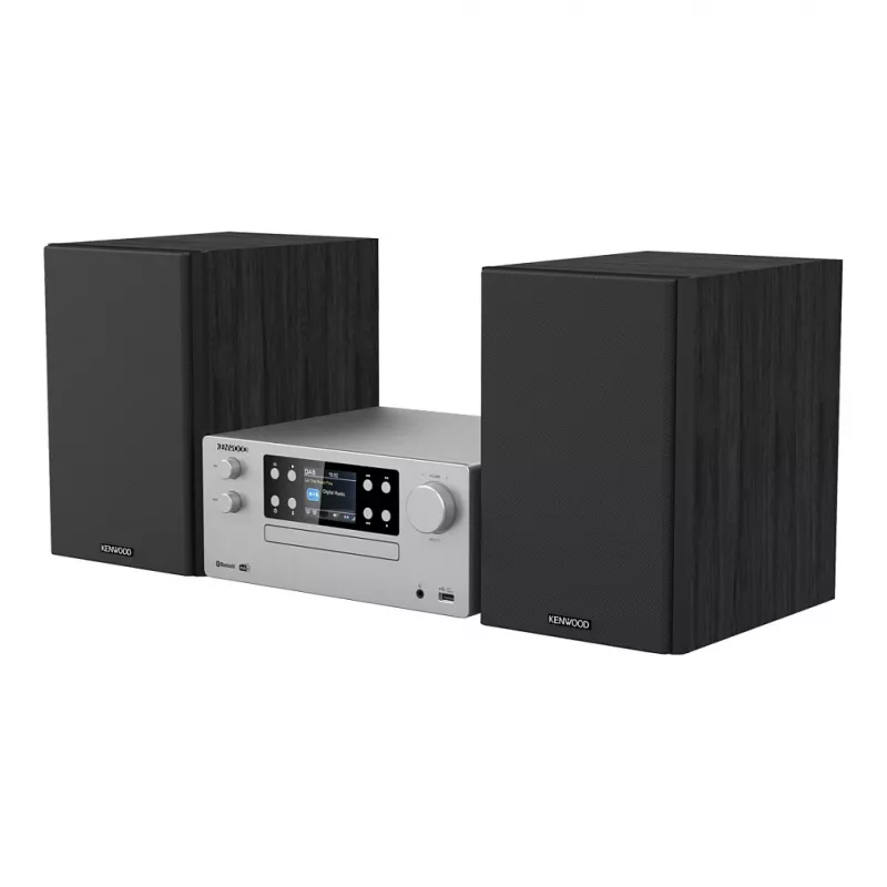 Kenwood M-925DAB-S Home Audio Micro System 50 W Silber/Schwarz