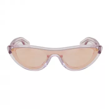 KENZO KZ40007I-72Z Damen Cat-Eye-Sonnenbrille Shiny Roségold Braun Verlauf