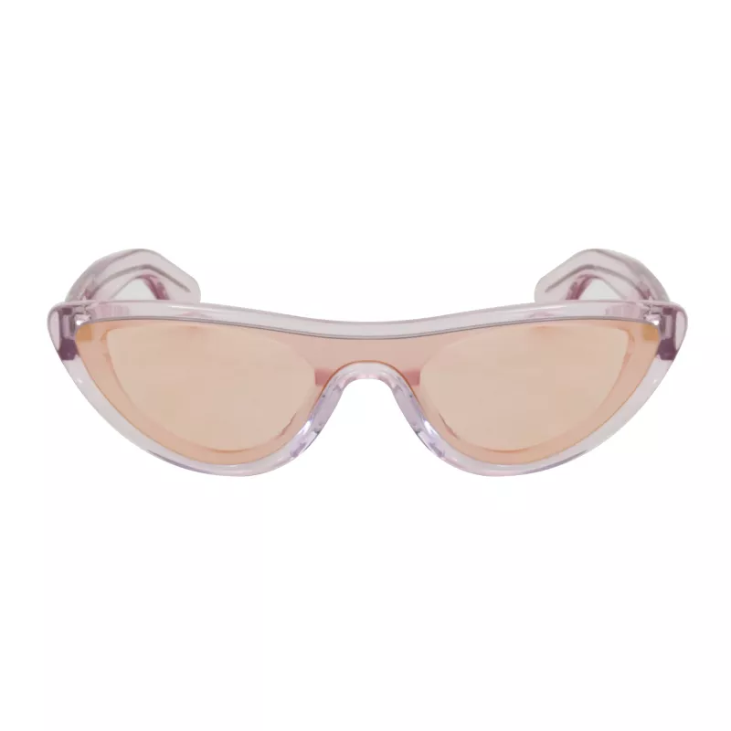 KENZO KZ40007I-72Z Damen Cat-Eye-Sonnenbrille Shiny Roségold Braun Verlauf