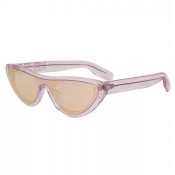 KENZO KZ40007I-72Z Damen Cat-Eye-Sonnenbrille Shiny Roségold Braun Verlauf