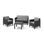 KETER Chicago 3+1 Gartenmöbel-Set Graphit