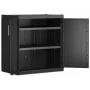 Keter Detroit XL Low Cabinet 89x93x54 cm Schwarz/Grau