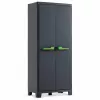 KETER Garten-Schrank Moby wasserdicht 182x80x44cm Grau/Schwarz