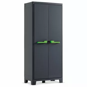KETER Garten-Schrank Moby wasserdicht 182x80x44cm Grau/Schwarz