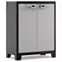 KETER Werkzeugschrank Titan Low 80x44x100cm Dunkelgrau/Schwarz