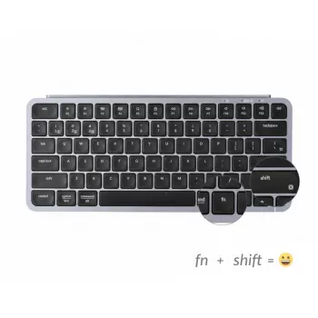 Keychron B1 Pro 75% Layout kabelloses Tastatur- und Maus-Set - Space Grey
