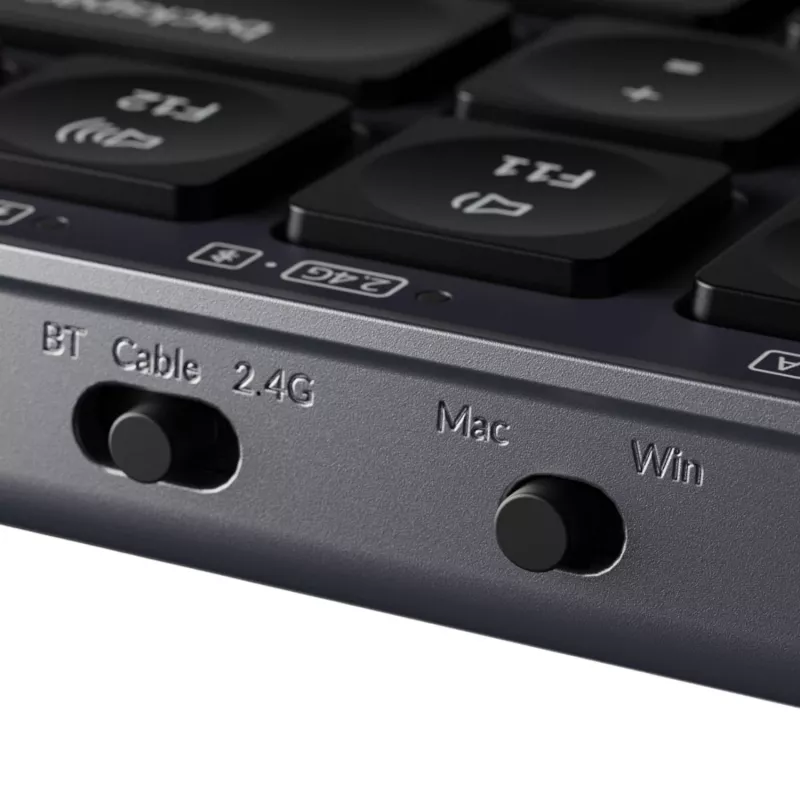 Keychron B1 Pro 75% Layout kabelloses Tastatur- und Maus-Set - Space Grey