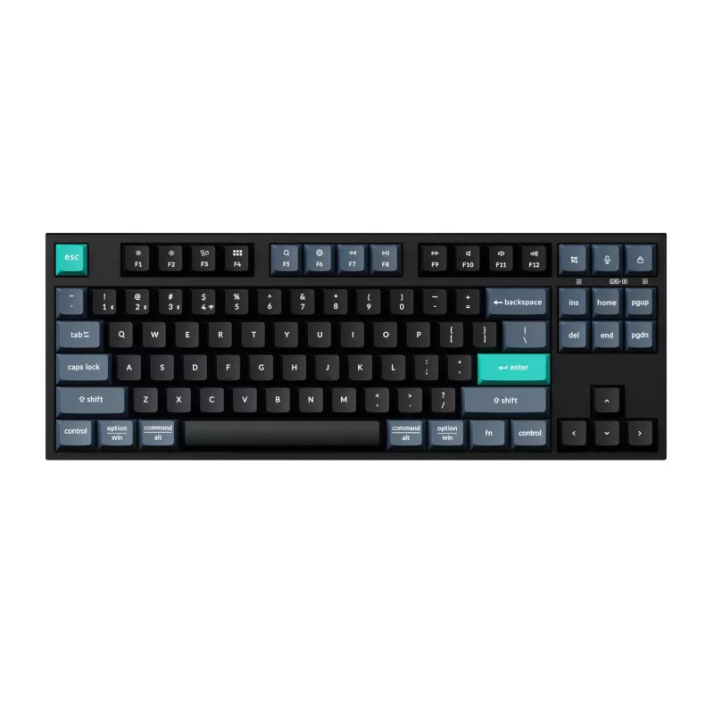 Keychron B33 80% TKL kabelloses Tastatur- und Maus-Set – Schwarz/Grün