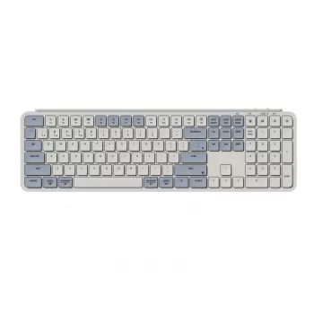 Keychron B6 Pro Ultra-Slim 100% Drahtlose Tastatur - Retro Blau