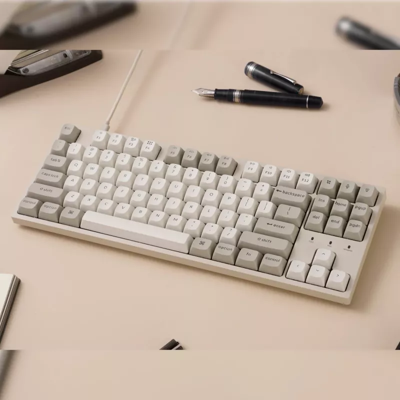 Keychron C1 Pro 8K 80% Super Red Hot-swappable RGB Kabelgebundene Mechanische Tastatur