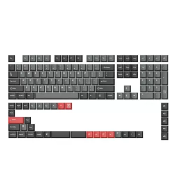 Keychron Cherry Profile Dolch Red PBT Full Keycap Set - 137 Tasten, Dye-Sub, MX-kompatibel
