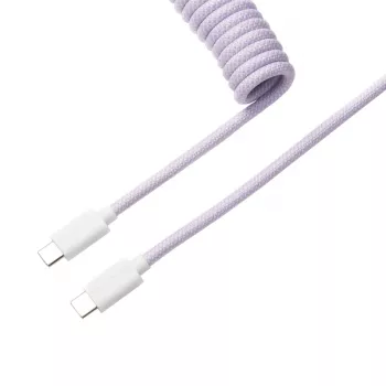 Keychron Coiled Aviator Cable - Helllila/Gerade