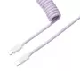 Keychron Coiled Aviator Cable - Helllila/Gerade