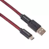 Keychron Coiled Aviator Cable - Rot (USB-A auf USB-C, 2m, abnehmbarer GX12)